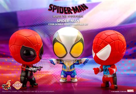 Hot Toys Cosbi Bobble Head Collection CBX155 Spider Man Across The Spider Verse Spider Man