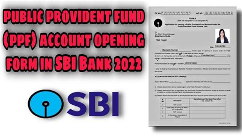 Sbi में Ppf खाता खोलने का फॉर्म कैसे भरे 2022 How To Fill Ppf Account Opening Form In Sbi