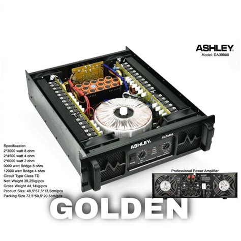 Jual Power Ashley Da Amplifier Ashley Da Class Td Original