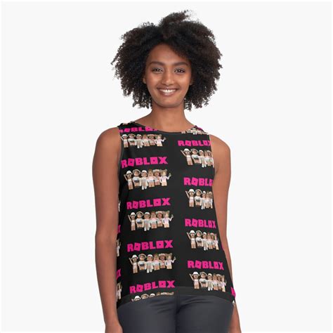 Roblox Girls Roblox Meganplays Aesthetic Roblox Girl Sleeveless Top By Pixdesign Redbubble