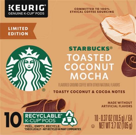 Starbucks Toasted Coconut Mocha K Cup Coffee Pods 10 Ct Ralphs