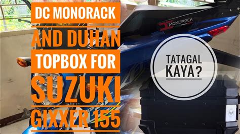 DC MONORACK And DUHAN TOPBOX INSTALLATION SUZUKI GIXXER 155 Gixxer