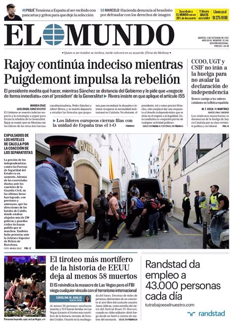 Las Portadas De Los Peridicos De Hoy Martes 11 De Abril De 2017