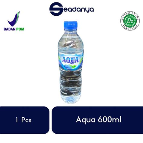 Aqua 600ml Aqua Botol 600mlaqua Kemasan 600mlair Minu Aqua 600mlair