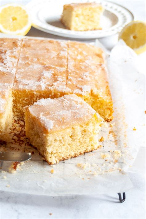 Lemon Drizzle Traybake Something Sweet Something Savoury Mary Berry