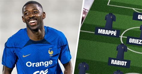 Comment La France Pourrait S Aligner Avec Dembele Comme Joueur Cl