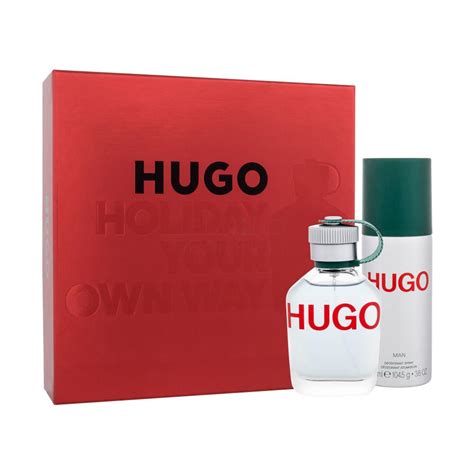 HUGO BOSS Hugo Man SET1 Zestaw EDT 75 Ml Dezodorant 150 Ml ELNINO