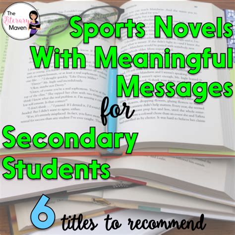 6 Novels About Sports With Meaningful Messages to Recommend to Your Secondary Students - The ...