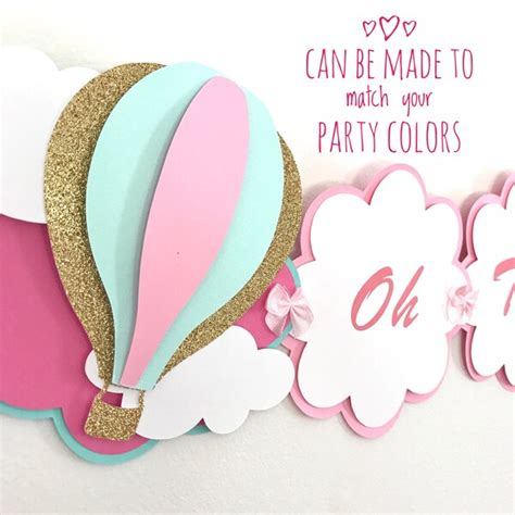 Hot Air Balloon Decorations Etsy