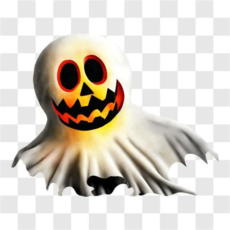 Download Laughing Ghost with Glowing Eyes PNG Online - Creative Fabrica