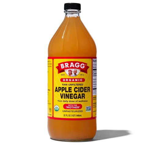 Bragg Organic Raw And Unfiltered Apple Cider Vinegar 32 Fl Oz With Mother