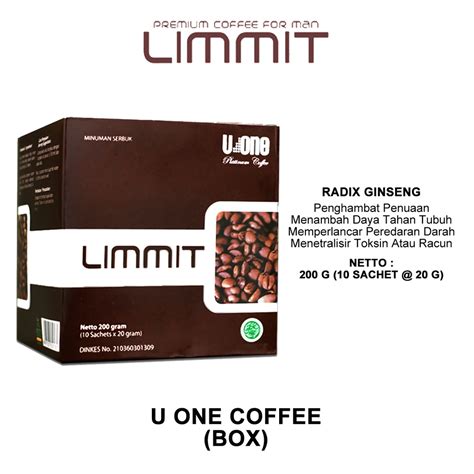 Jual Limit Limmit U One Coffee Kopi Nikmat Stamina Pria Wanita