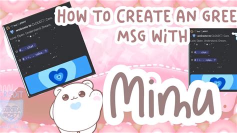 Updated How To Create A Greet Message With Mimu Lexitutorials