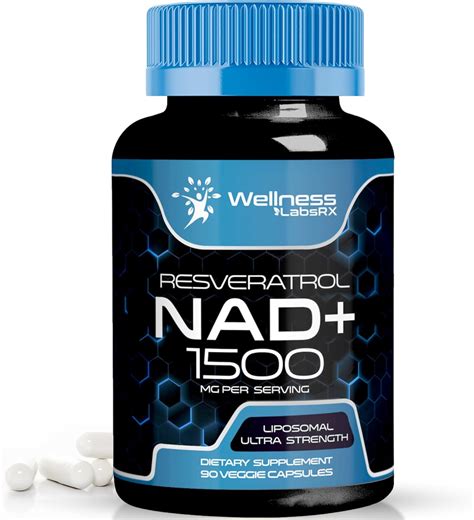 NAD Supplement 1500mg Liposomal NAD Supplement With Resveratrol