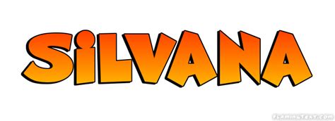 Silvana Лого | Бесплатный инструмент для дизайна имени от Flaming Text