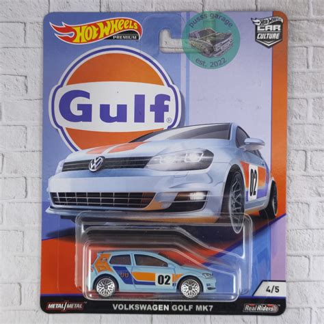 Hot WHEELS VOLKSWAGEN GOLF MK7 GULF PREMIUM Shopee Malaysia