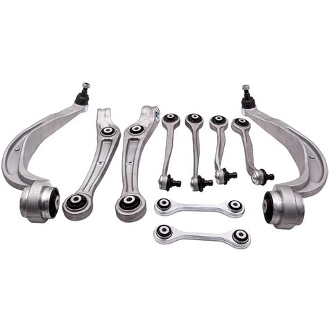 FRONT UPPER LOWER SUSPENSION WISHBONE ARMS LINKS KIT SET FOR AUDI A4 B8