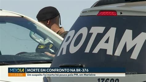 Homem Morre Em Confronto Com A Pm Após Fuga Na Br 376 Em Marialva Diz