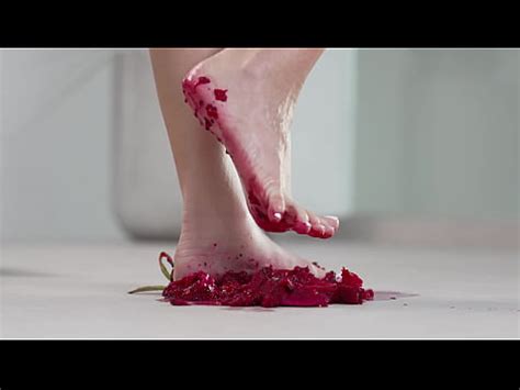 K Hot Footfetish Crushing Fruits With Bare Feet And High Heels Xvideos