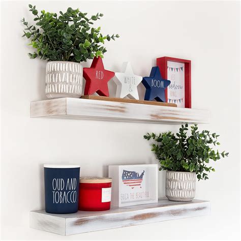 Bathroom Shelves White Wood – Rispa