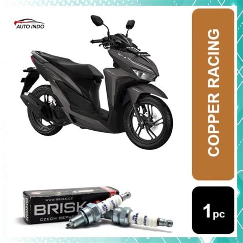 Jual BUSI MOTOR HONDA VARIO 125 150 BRISK COPPER RACING AR12C 100 ORI