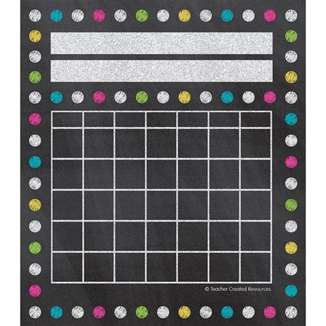 Chalkboard Brights Incentive Charts Tcr5625 Teacher Created Resources