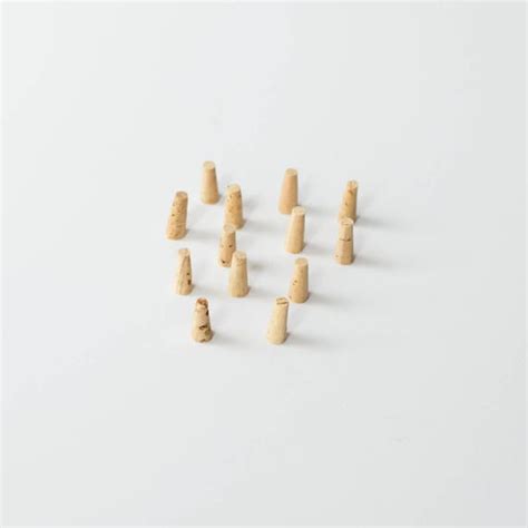 10 Tiny Corks Size 0000 Natural Cork Stoppers Etsy