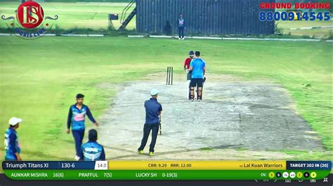 Tcc Friendly Matches Lal Kuan Warriors Vs Triumph Titans Xi Youtube