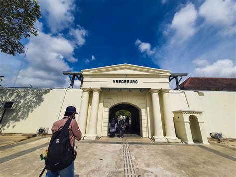 Yogyakarta Indonesia In November 2022 The Front Entrance Gate Of The