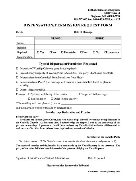 Fillable Online Dispensationpermission Request Form Fax Email Print