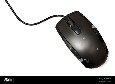 Black Computer Mouse Stock Photo Alamy