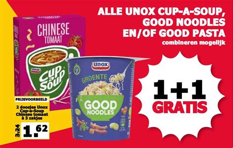 Alle Unox Cup A Soup Good Noodles En Of Good Pasta Gratis