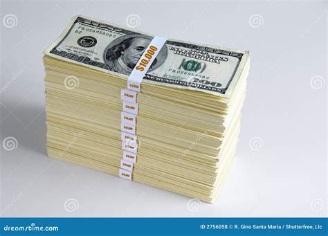 One Hundred Thousand Dollars - Bills Stack Royalty-Free Stock ...