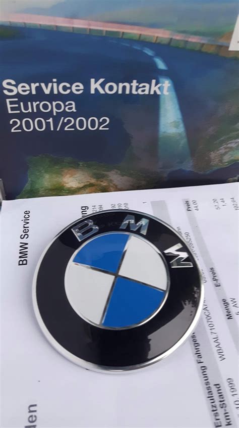 Znaczek Emblemat Logo Mm Bmw E Maska Pierwsza Jako Znaczka