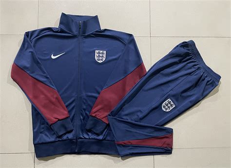 England Royal Blue Thailand Soccer Jacket Uniform England