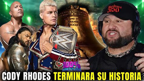 TEORÍA SIN SENTIDO de Bully Ray sobre Cody Rhodes para que termine su