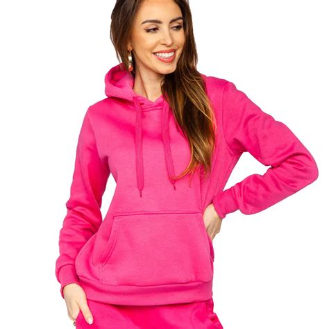 New Premium Quality Fully Plain Design Women Tracksuit 100 Cotton Material Pullover Hoodies