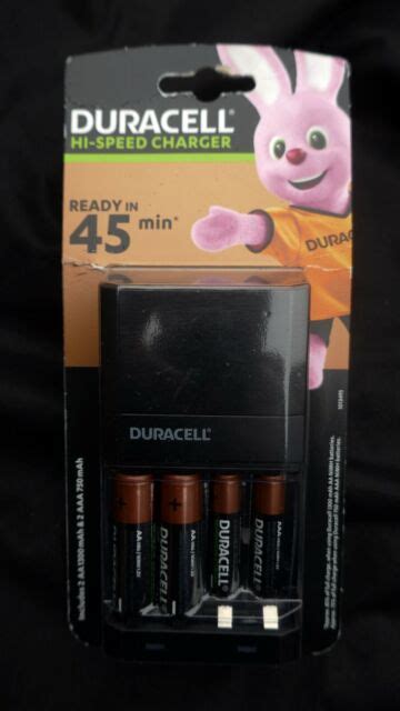 Duracell Cef Minutes Battery Charger With X Aa Aaa For Sale