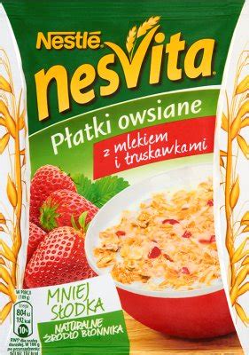 Nestle Nesvita P Atki Owsiane Z Mlekiem I Truskawkami