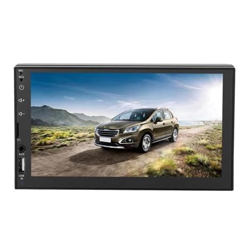 Dilwe Double DIN voiture stéréo Lecteur MP5 stéréo de voiture 7 double