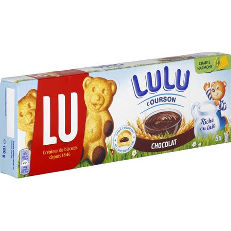 LuLu L Ourson Chocolat Lu My French Grocery