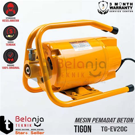 Jual Tigon Mesin Pemadat Beton Electric Vibrator Concrete TG EV20C