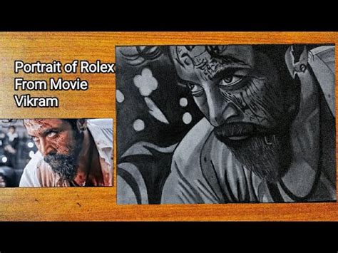 Rolex Pencil Drawing Suriya Vikram Movie Drawing Tutorial Guru