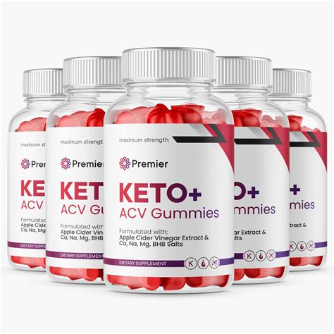 5 Pack Premier Keto ACV Gummies Premier Advanced Weight Burning