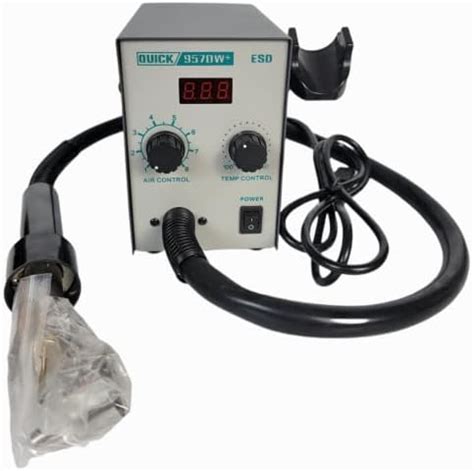 1000W Digital 861DW Hot Air Rework Station W LCD Display Hot Air Soldering Station W Air Nozzles
