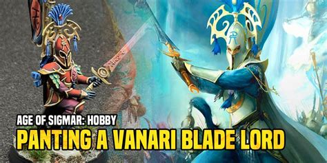 Age Of Sigmar Painting A Lumineth Realm Lords Vanari Blade Lord Bell