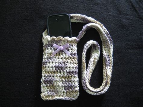 Crochet Pattern Cell Phone Crossbody Purse Cell Phone Holder Purse Crossbody Cell Pouch Credit