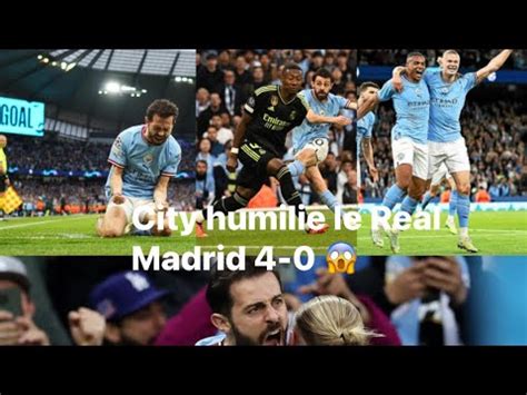 Manchester City Vs Real Madrid 4 0 Bernardo Silva Et City Humilie Le