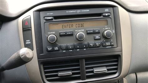 Find Radio Code For Honda