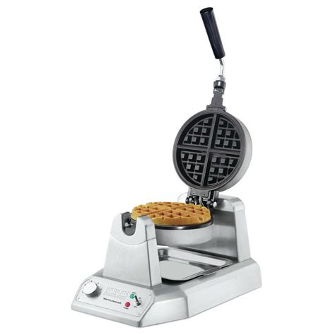 Waring Commercial WW180 Single Belgian Waffle Maker 11 L X 17 W X 9 1 2 H